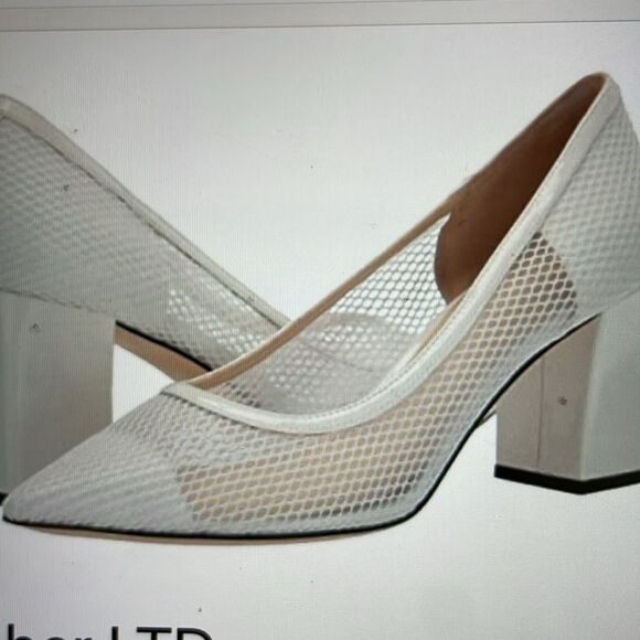 Marc Fisher LTD Zesty Mesh Block Heel Dress Pumps Size 5.5 - Picture 1 of 9